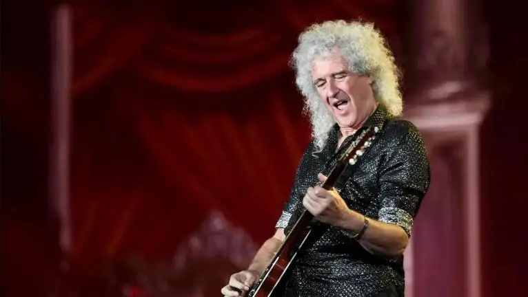 Brian May, baterista del grupo Queen.