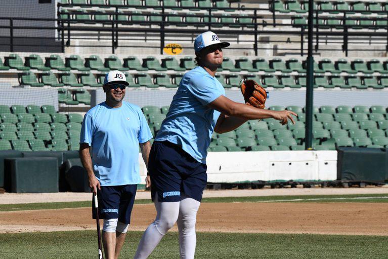 $!El guasavense Jorge Monroy entrena con Algodoneros enfocado en buscar el título en honor a su abuelo