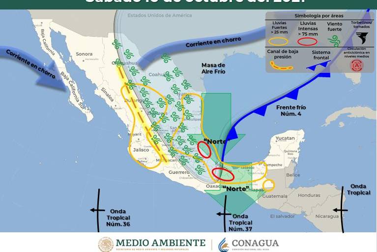 Lluvias y temperaturas de hasta 40 grados, el pronóstico de Sinaloa para este sábado