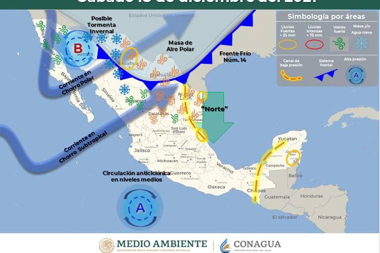 Prevén para Navidad bajen temperaturas en Sinaloa