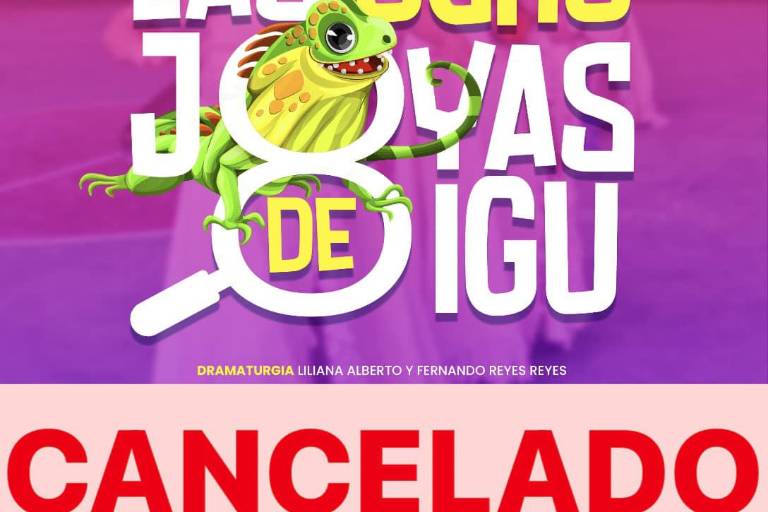 Por las inclemencias del clima, se cancela la obra ‘Las 8 joyas de Igu’, programada para este domingo