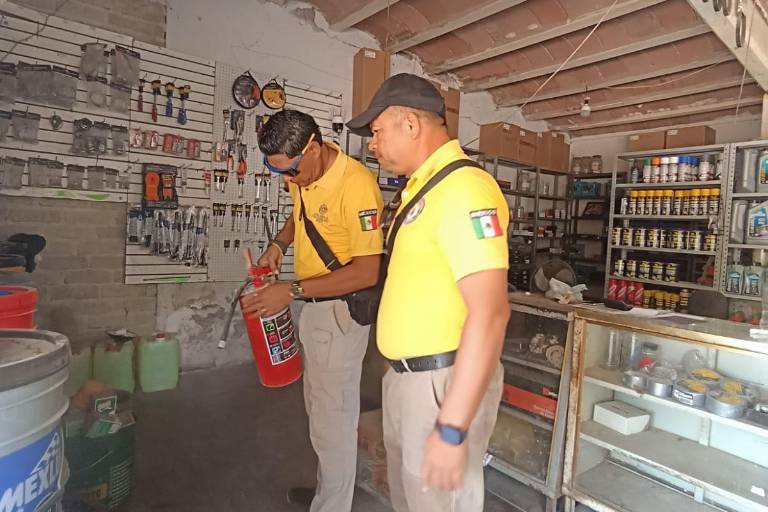 Supervisa Protección Civil zonas gastronómicas en Escuinapa