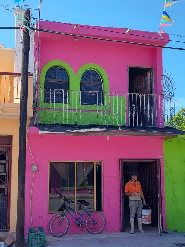 $!Muestra Teacapán nueva imagen con viviendas de colores