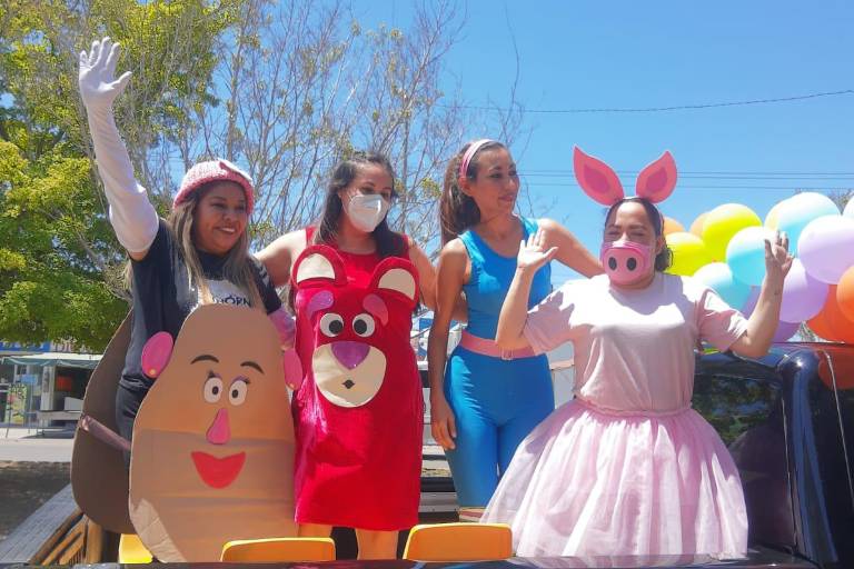 ¡Alumnos del Colegio Valladolid tienen caravana de diversión!