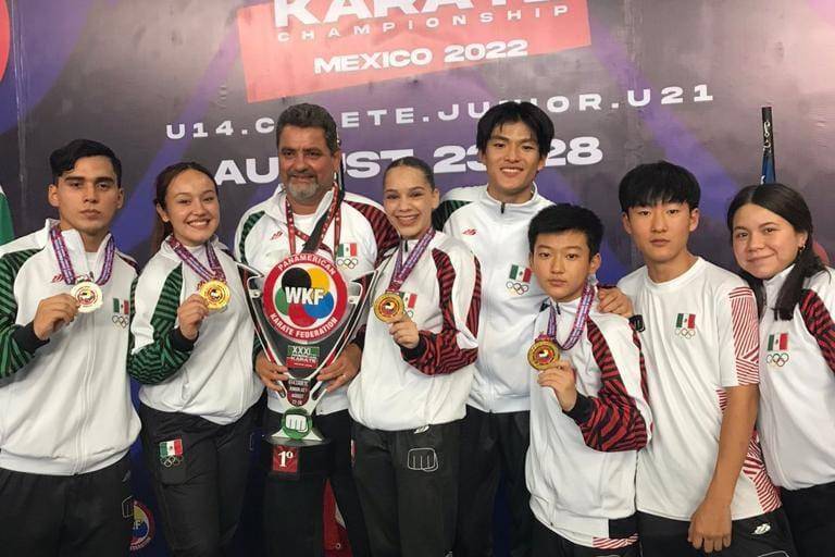 Sinaloenses aportan oro y plata en Panamericano Juvenil de karate