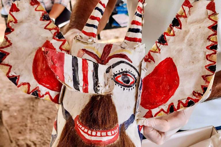 En ceremonia histórica, pueblo yaqui recibe el Maaso Koba y objetos ceremoniales repatriados desde Suecia