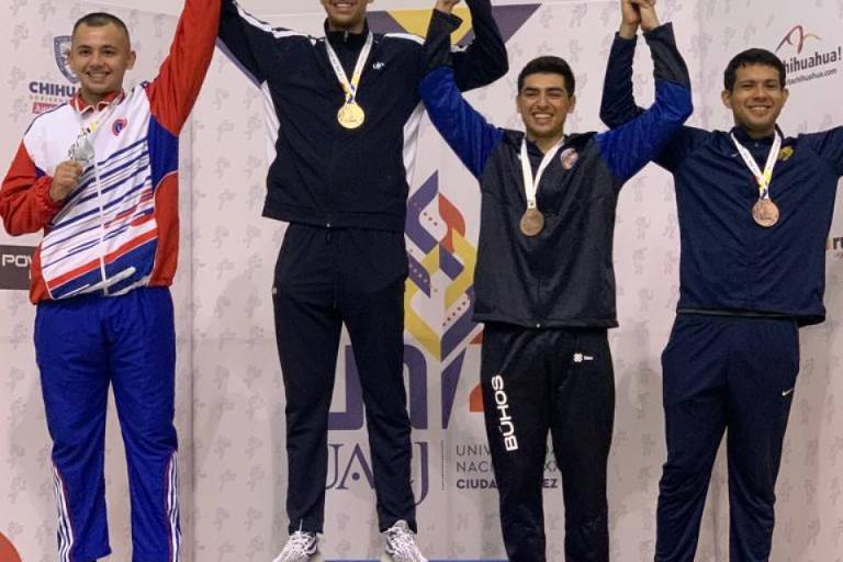 Roberto Medina de TKD le da a la UAS la primera medalla de oro en UACJ 2022