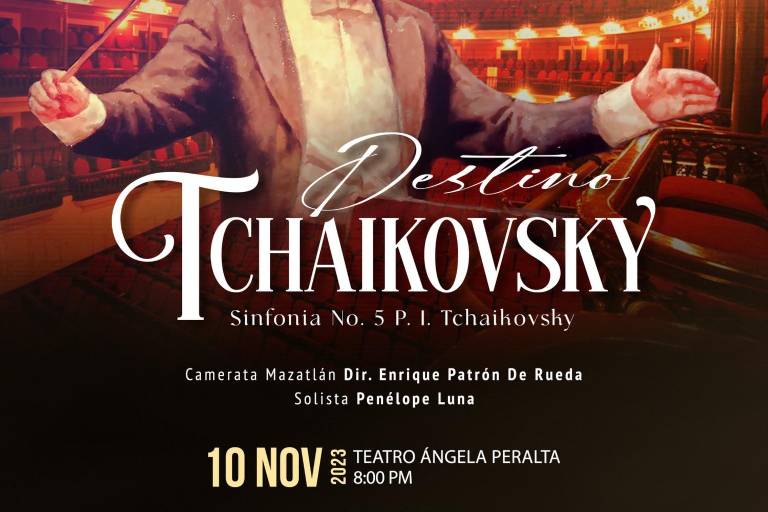 Llegará ‘Destino Tchaikovsky’, en el Teatro Ángela Peralta