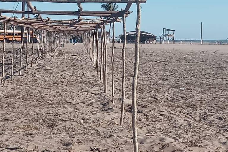 Sube 300 pesos el precio de enramadas en Las Cabras