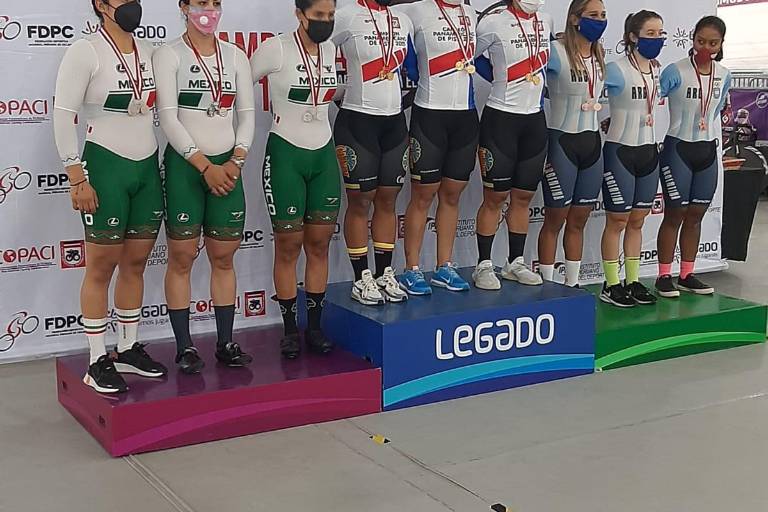 Mazatleca Sofía Martínez gana plata en Panamericano de Ciclismo de Pista