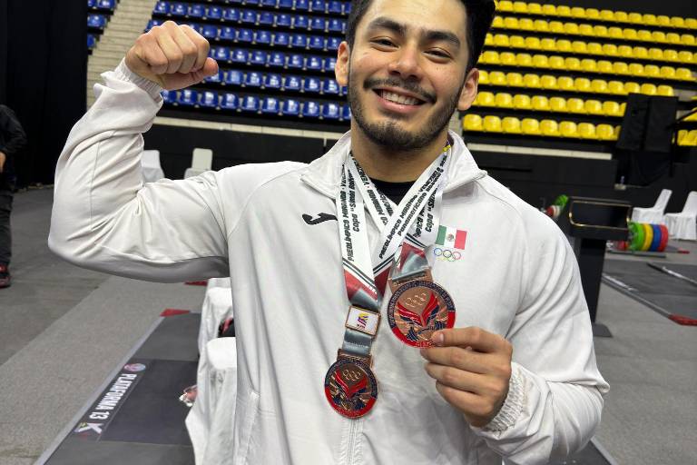 Sinaloense Jorge Adán Cárdenas da 2 medallas a México en Panamericano de Levantamiento de Pesas