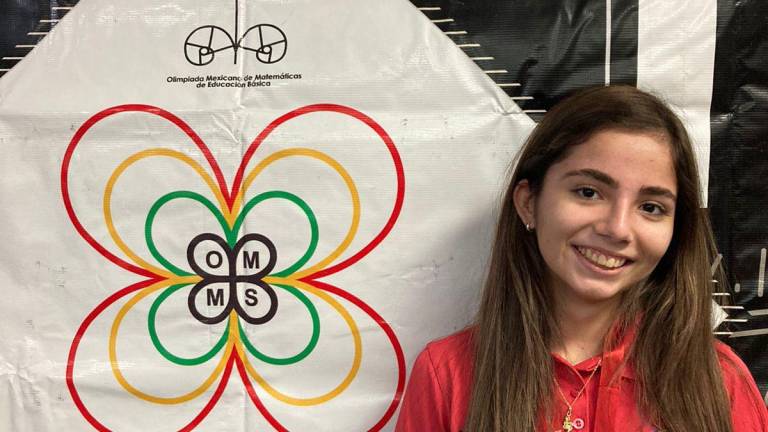 Camila Campos, la niña que trajo oro en matemáticas a Sinaloa