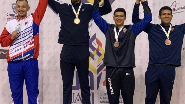 Roberto Medina de TKD le da a la UAS la primera medalla de oro en UACJ 2022