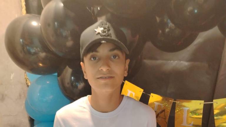 Juan Carlos Martínez Aguilar celebró sus 14 años.