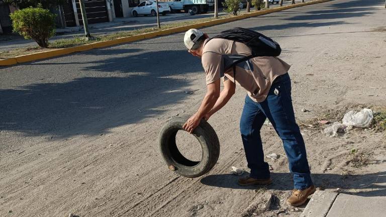 En Escuinapa se tiene jornada de descacharrización cada semana en las diversas colonias o comunidades.