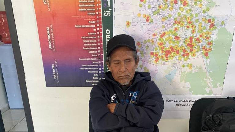 José Oquiste Bautista, de 70 años, espera reencontrarse con su familia tras extraviarse en Culiacán.