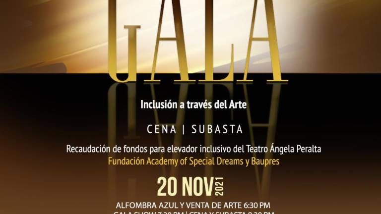 El espectáculo ‘Noche de Gala, Inclusión a través del Arte’ se ofrecerá este sábado 20 de noviembre en pro de la construcción de un elevador en el TAP.