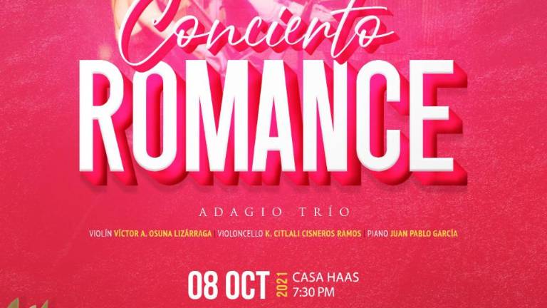 Se presenta este viernes “Romance”, en Casa Haas.