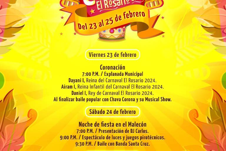 Este viernes arranca el Carnaval El Rosario 2024