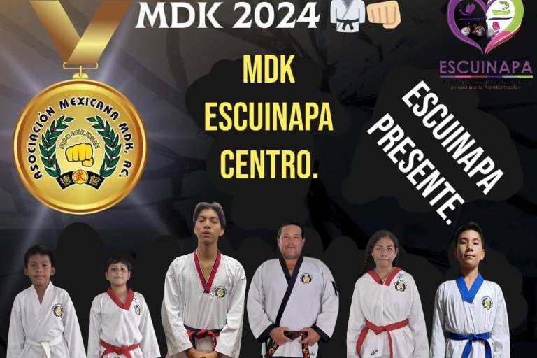 Taekwondoínes escuinapenses competirán en la CDMX