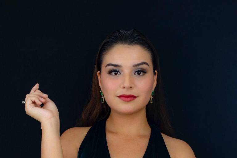 La soprano Vanessa Gama, lista para competir en el ‘Carlo Morelli’