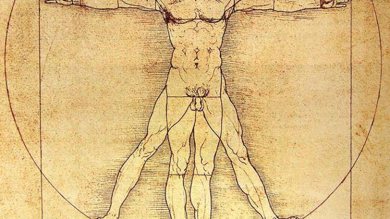 Leonardo da Vinci “El Hombre de Vitrubio”.