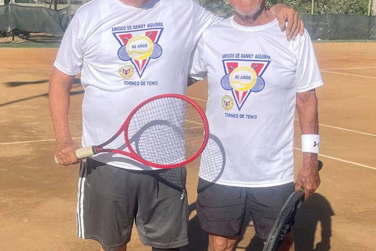 Salmán y Aguirre suman triunfo en Torneo de Tenis Quinquenials