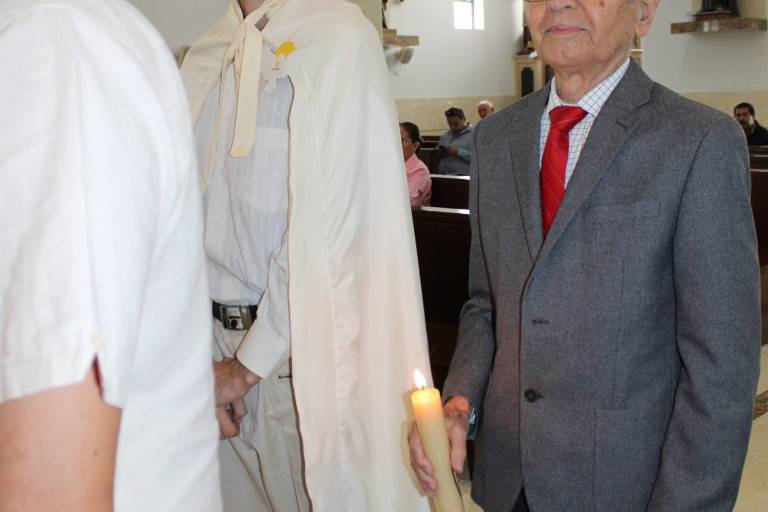 Ya son fieles católicos Eugenio y Vladimir Kolesnikov