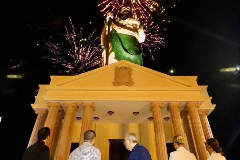¿Quién donó la escultura de San Judas Tadeo en Badiraguato? El Ayuntamiento no sabe