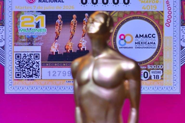 Con billete conmemorativo, Lotería Nacional rinde homenaje a la Academia Mexicana de Artes y Ciencias Cinematográficas por su 80 Aniversario y legado cultural