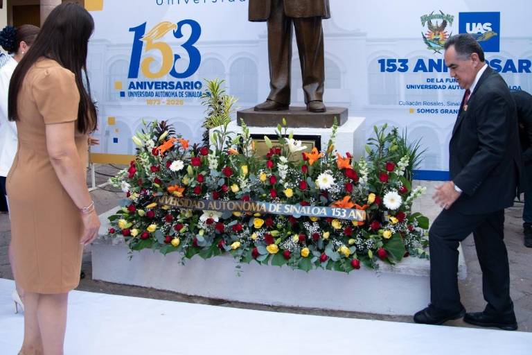Encabeza el Rector Jesús Madueña los festejos por el 153 Aniversario de la UAS, reafirmando su compromiso con la excelencia, el humanismo y el futuro de Sinaloa