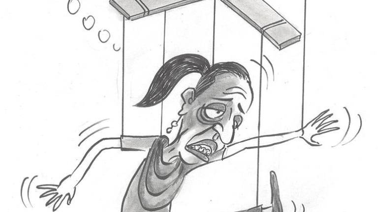 La corcholata Claudia ayer en Sinaloa