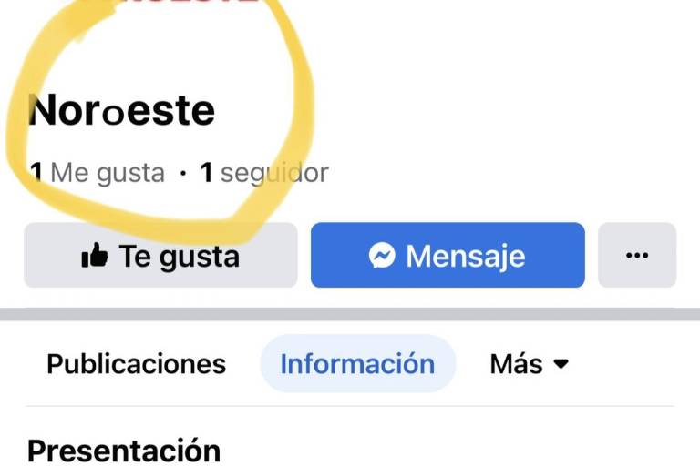 Suplantan la identidad de Noroeste en Facebook