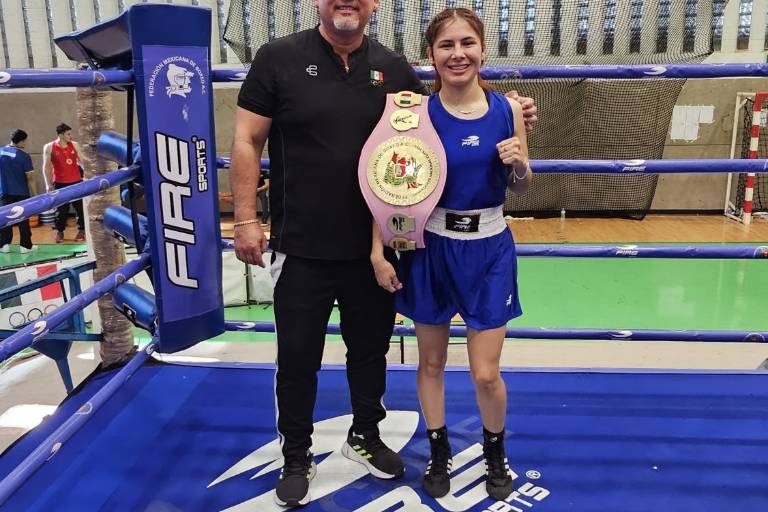 Mazatleca Esmeralda Patiño se consagra como la mejor en el Nacional Élite de Boxeo
