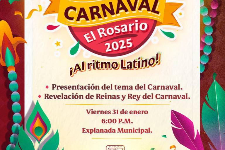 Invitan a la presentación de reinas y rey del Carnaval de Rosario 2025