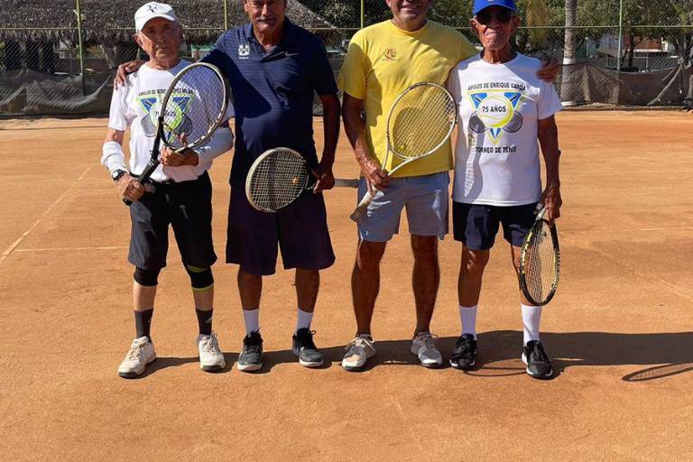 Avanzan tenistas Máster a semifinales de Torneo Grand Slam 2024