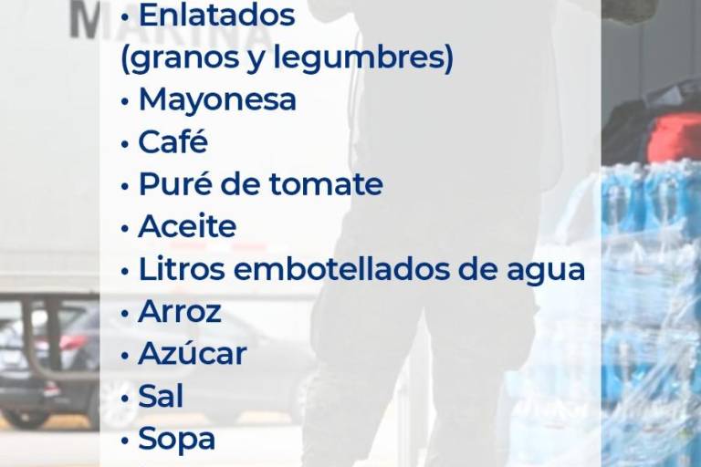 Instala Octava Región Naval centro de acopio en Mazatlán para damnificados del huracán ‘John’