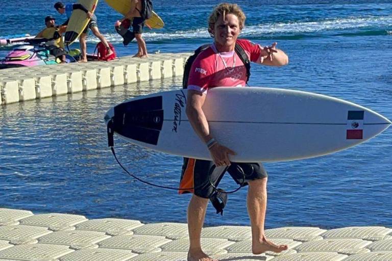 Alan Cleland fue eliminado en Surf y se despide de París 2024