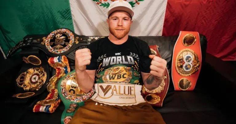 $!VIDEO: Eduin Caz, vocalista de Grupo Firme, entrena y canta junto al Canelo Álvarez