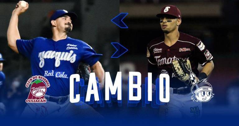Roel Ramírez llega a Tomateros, quienes envían a Rico Noel a Yaquis.