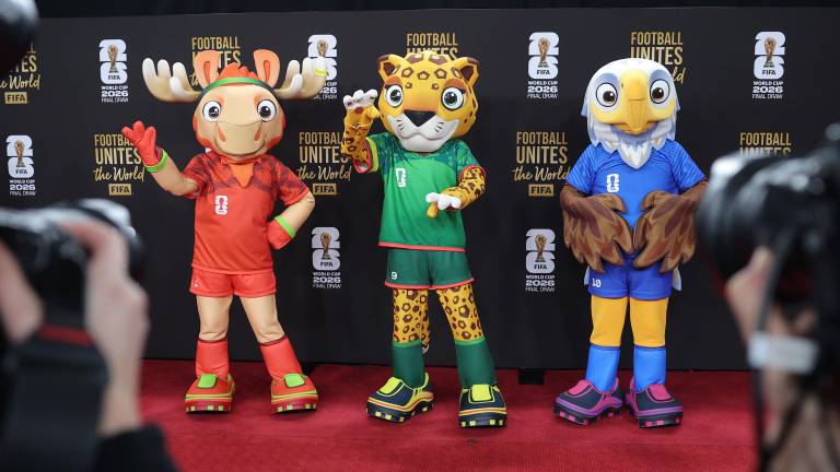Las mascotas del Mundial 2026.