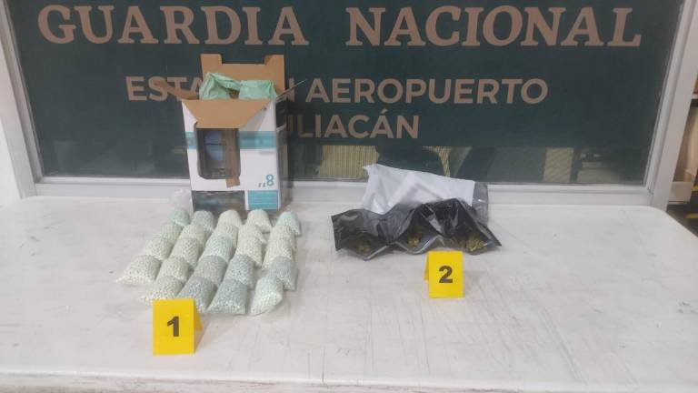 Localizan 24 mil pastillas de aparente fentanilo en paquetería de Culiacán