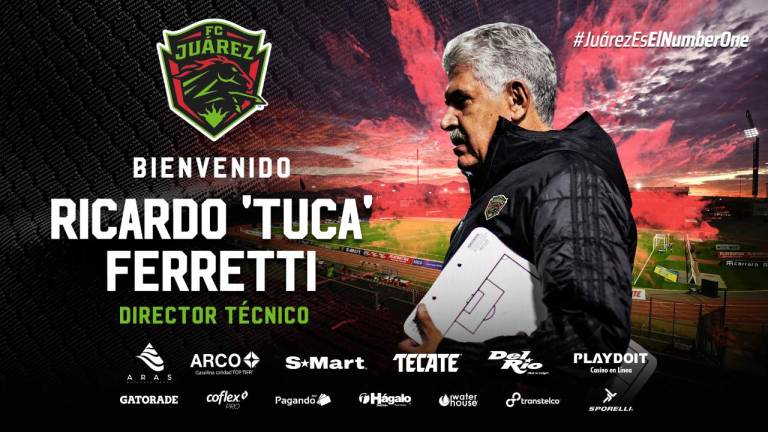 Ricardo Ferretti es el nuevo entrenador de los Bravos de Juárez