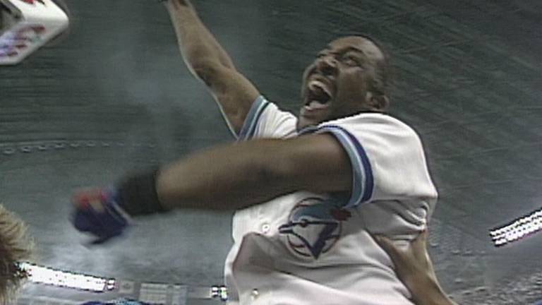 Joe Carter fue el héroe de la Serie Mundial de 1993 para los Azulejos de Toronto.