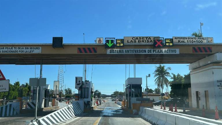 En la caseta de Las Brisas, en Angostura, sí hay paso libre.