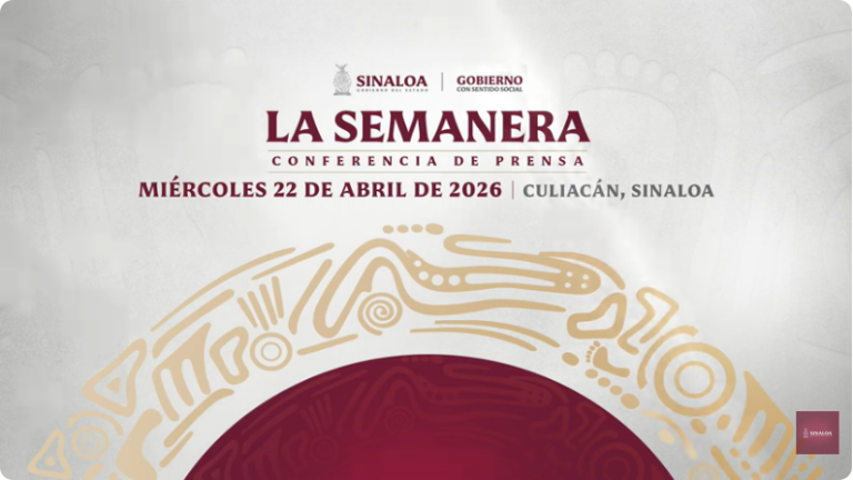 Conferencia semanera del Gobernador Rubén Rocha Moya.
