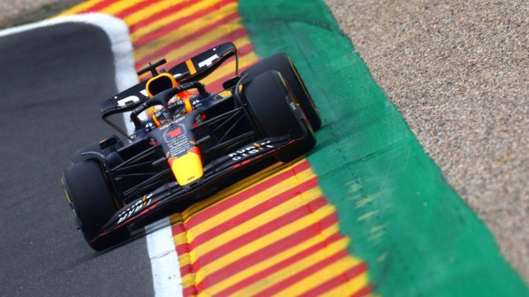 Max Verstappen lideró las primeras prácticas en Spa.