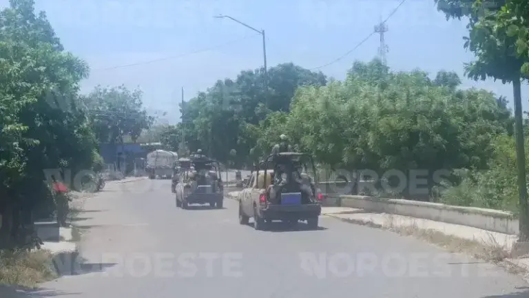 Diferentes corporaciones montaron operativos en Escuinapa ante enfrentamientos armados.
