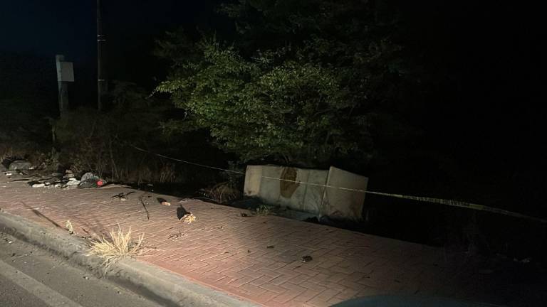 El cadáver fue dejado a la altura del sector Barrancos, en el cruce con la avenida Geovanni Zamudio.