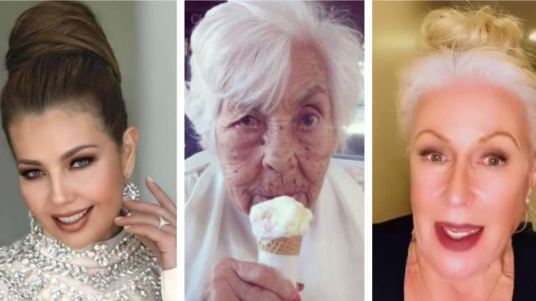 Muere a los 104 años doña Eva Mange, abuela de Thalía y Laura Zapata